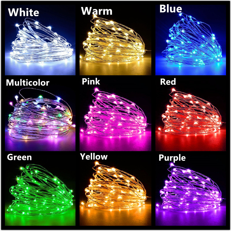 Copper Wire Roll - Guirlanda de Luzes LED de Cobre