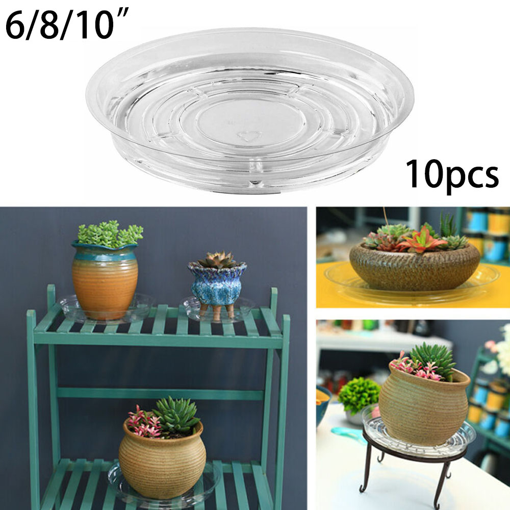 10pc jardim planta pires bande - Drip Tray Saucer avaliação e preço
