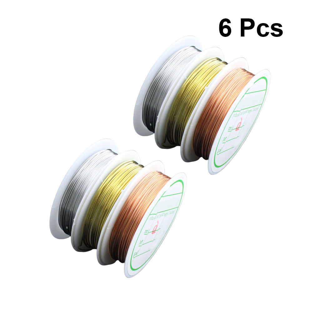 6 rolos de fio de cobre colori - Copper Wire Roll avaliação e preço